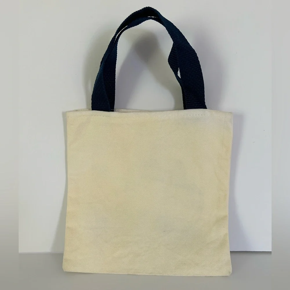 🦋 5/$25 - Vintage Costa Mini Canvas Cruise Small Tote Bag